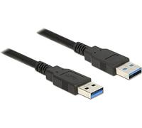 DeLock Kabel USB 3.0 Typ-A Stecker > USB 3.0 Typ-A Stecker 1, 5 m Schwarz