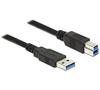 DeLock Kabel USB 3.0 Typ-A Stecker > USB 3.0 Typ-B Stecker 0,5 m schwarz