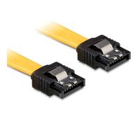 Delock KB000759 SATA 7-Pin Male Straight to SATA 7-Pin Male Straight Cable, Yellow