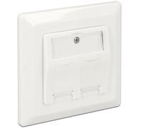 DELOCK Keystone Anschlussdose 2-Port NEW