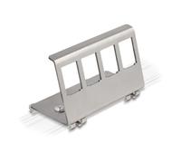 DELOCK Keystone Metall Halterung 4 Port NEW