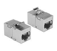 DeLOCK Keystone Module RJ45 Female > RJ45 Female Cat.6A Metal