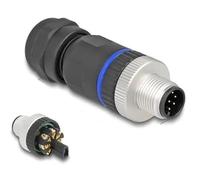 DeLOCK M12 Steckverbinder A-kodiert 8 Pin jack to Montage