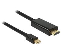 DeLock Mini DisplayPort 1.1 Cable for Apple - 3 m Male to HDMI-A male Full HD 19