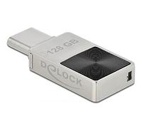 Delock Mini USB 3.2 Gen 1 USB-C Memory Stick 128 GB Metal Casing 54085 Silver