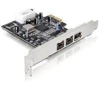 DeLOCK PCI Express Card - 1x Firewire A/2x Firewire B, 89153