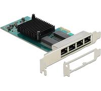 DeLOCK PCI Express x1 Card 4 x RJ45 Gigabit LAN i350