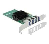 Delock PCI Express x4 Card to 4x External USB 3.0 Quad Channel