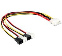 Delock Power Cable Molex 4 pin Stecker> 4 x 2 pin