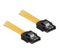Delock Sata Cable Down/Down Metal Yellow 30cm