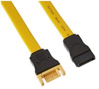DeLOCK SATA-Cable Extender ma/fe 6Gb/s 0,50m, 82854 (6Gb/s 0,50m) 1 50cm