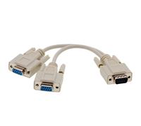 Delock 65403 Series Cable 0.17 m Beige DVI cable