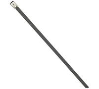 DeLock Stainless Steel Cable Ties L 200 x W 4.6 mm Black Pack of 10