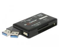 DeLOCK SuperSpeed USB 5 Gbps Card Reader for CF / SD / Micro SD / MS /