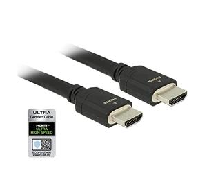 Delock Ultra High Speed HDMI Cable 48 Gbps 8K 60Hz Black 2 Metres