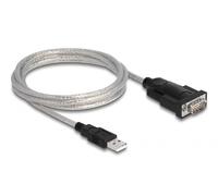 Delock USB 2.0 Type A to 1 x Serial RS-232 D-Sub 9 + Adapter D-Sub 25