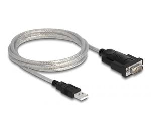 Delock USB 2.0 Type A to 1 x Serial RS-232 D-Sub 9 + Adapter D-Sub 25