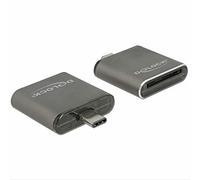 DeLOCK USB 3.0 91498 (Gen 1) TYPE-C Black Memory Card Reader - Card reader (MMC, MMC Mobile, MMC, microSD, MMCmicro. 2000 GB/USB 3.0/3.1 Gen 1 Type-C 185 MB/s; 250 Mbit/s; 5000 Mbit/s)