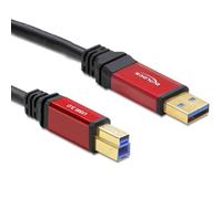 DeLOCK USB 3.0 Cable/USB A Male to USB B Male red 3 m 3.00 m red, black