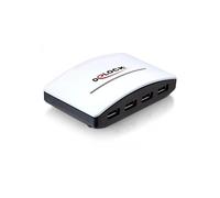 DeLOCK USB 3.0 External HUB 4 Port 5000 Mbit/s Black, White