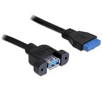 Delock USB 3.0 Pinheader to 1x USB 3.0 A Socket