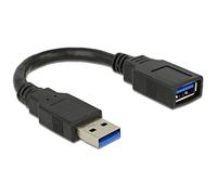 Delock USB 3.0 Type A Cable 0.15 m Black