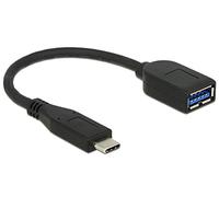 Delock USB 3.1 Cable 0.1 m USB A/USB Type-C