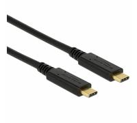 DeLOCK USB 3.1 Gen 1 (5Gbps) Cable Type-C to Type-C, E-marker, Output Current up to 3A 2 Meters