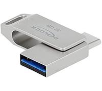 Delock USB 3.2 Gen 1 USB-C™ + Type A Memory Stick 32 GB - Metal Housing