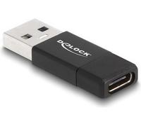 DeLOCK USB 3.2 Gen 2 Adapter USB Typ-A Stecker zu USB Type-C Buchse schwarz