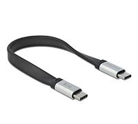 DeLock USB 3.2 Gen 2 FPC Flat Ribbon Cable USB Type-C to USB Type-C 22cm PD 3A