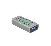 DeLOCK USB 5 Gbps Hub with 4 Ports + 1 Fast Charging Port + 1 USB-C PD 3.0 Port