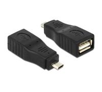 DELOCK USB Adapter A -> micro B Bu/St OTG NEW