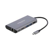 DELOCK USB-C Dockingstation 4K-HDMI/DP/USB3.0/SD/L (US IMPORT) NEW