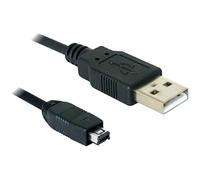 DeLOCK USB cable 2.0 mini 4-Pin Hirose 1, 5m, 82208 (Hirose 1, 5m)