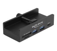 DeLOCK USB Hub External USB 5 Gbps Hub with 2 x USB Type-A, 1 x USB Type-C™ and SD + Micro SD Slot with Locking Screw