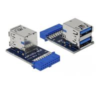 Delock USB Pinheader auf 2X USB 3.0 A Adapter