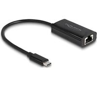 DeLOCK USB Type-C Adapter to Gigabit LAN with Power Delivery 100 watt
