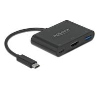 Delock USB Type-C Adapter to HDMI 4K 30Hz with USB Type-A and USB Type-C PD
