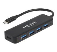 DeLOCK USB Type-C Hub 4 Port USB 3.2 Gen 1 with Power Delivery 85 Watt