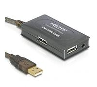 Delock USB Verlängerungskabel (4-Port Hub, USB 2.0, 10m )