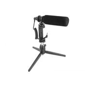 Delock Vlog Shotgun Microphone Set for Smartphones and DSLR Cameras
