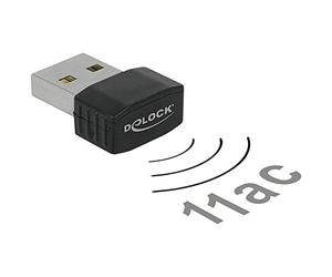 DeLOCK WiFi USB2.0 Stick Nano Dualband 2.4/5 GHz WiFi AC 433