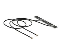 DELOCK WL-Antenne 2x MHF 5dBi intern Klebemontage NEW