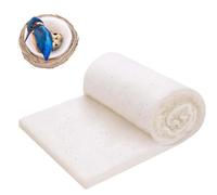 Deloky 8 oz Natural Bird Nesting Material, 100% Cotton Small Animal Nests Bedding, Hummingbird Nesting Pads for Hamsters, Squirrels, Parrot, Canary, Mice and Other Small Animals