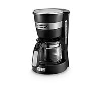 De'Longhi Active Line Drip Filter Coffee Machine, Stainless Steel, Keep warm & anti-drip function, 0.65 Litres, ICM14011.BK, Black