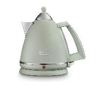 DeLonghi Argento Flora 1.7L Kettle 3000W Green Stainless Steel