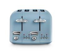 Delonghi Argento Flora 4 slice Blue Toaster CT04.AZ - Azure