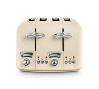Delonghi Argento Flora 4 slice Cream Toaster CT04.BG - Beige