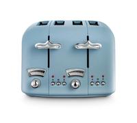 Delonghi Argento Flora 4 Slice Toaster in Blue CT04AZ